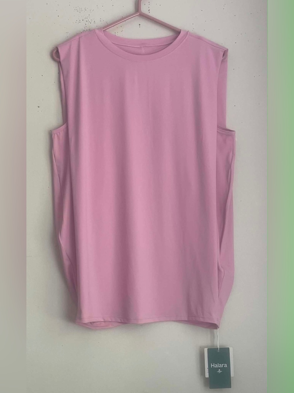 HALARA Light Pink Muscle Tank